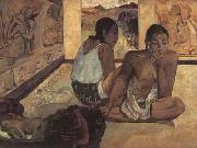 Paul Gauguin Le Repos (mk07) Sweden oil painting artist